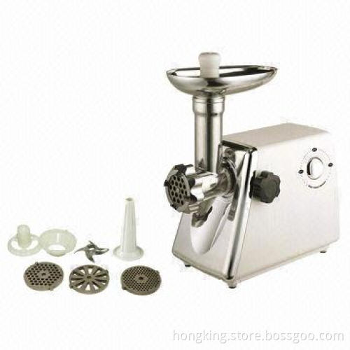 Electric Meat Grinder with Reverse Function, 500/800/900/1,200W Power